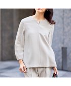 【自由区/JIYU-KU】の【セットアップ対応・洗える】トリアセダブルクロス ブラウス ライトグレー系|ID: prp329100004603530 ipo3291000000032746313