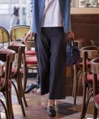 【ジェイ プレス/J.PRESS】の【洗える・セットアップ対応】セルロースリネンストレッチ セミワイド パンツ ネイビー系|ID: prp329100004603532 ipo3291000000033352360