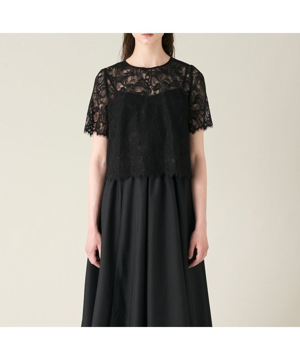 【グレース コンチネンタル/GRACE CONTINENTAL】のコードレーストップ インテリア・キッズ・メンズ・レディースファッション・服の通販 founy(ファニー) ファッション Fashion レディースファッション Fashion for Women トップス・カットソー Cut & Sew Tops インナー Innerwear ジャケット Jacket, Outerwear スカラップ Scallop, Scalloped Edge リュクス Luxury, Elegant, High-End, Chic レース Lace, Lace Fabric ロング Long, Long-Length エレガント 上品 Elegant 夏 Summer S/S・春夏 SS, Spring/Summer, Warm Season A/W・秋冬 Autumn/Winter ブラック|ID: prp329100004603535 ipo3291000000034628667