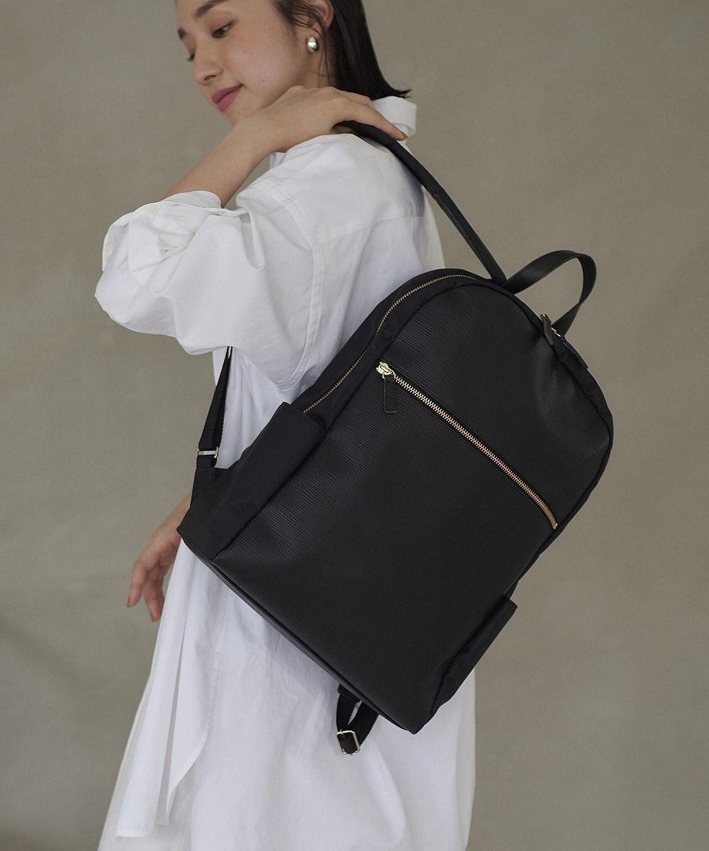 【トプカピ/TOPKAPI】の【Breath TOPKAPI】RIPPLE リプルナイロン コンビ バックパック / リュック TRIP トリップ インテリア・キッズ・メンズ・レディースファッション・服の通販 founy(ファニー) 　ファッション　Fashion　レディースファッション　Fashion for Women　バッグ　Bags　コンビ　Combo, Combination Style　傘　Umbrella, Parasol　シンプル　Simple, Minimal　スタイリッシュ　Stylish, Fashionable　スマート　Smart, Elegant　スリット　Slit, Slit Detail　人気　Popular, Best Seller　ポケット　Pocket, Pocket Detail　リュック　Backpack, Rucksack　旅行　Travel　小旅行　Short Trip　スーツケース キャリーケース　Suitcase / Carry Case　ブラック|ID: prp329100004603540 ipo3291000000032746500