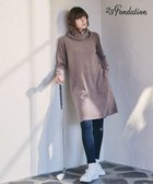 【23区 ゴルフ/NIJYUSANKU GOLF】の取り外し可能なスヌード付き【23Fondation/WOMEN】【吸湿発熱】フーディー風 ワンピース ベージュ系|ID: prp329100004603542 ipo3291000000032746549