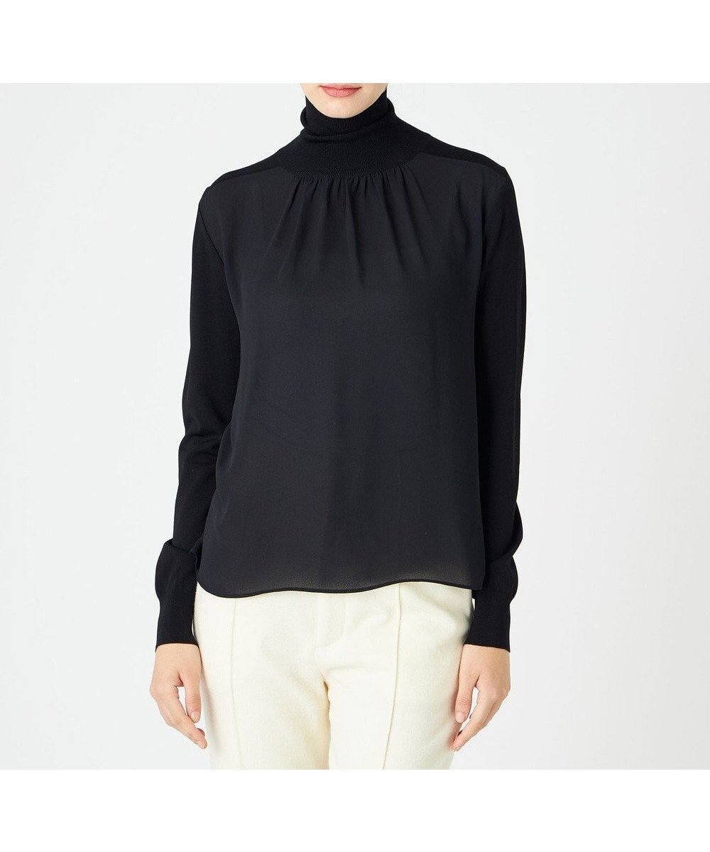 【ベイジ,/BEIGE,】の【WEB限定】KINABALU / ジョーゼットニット インテリア・キッズ・メンズ・レディースファッション・服の通販 founy(ファニー) 　ファッション　Fashion　レディースファッション　Fashion for Women　トップス・カットソー　Cut & Sew Tops　ニット　Knit Tops & Sweaters　ジョーゼット　Georgette, Semi-Sheer Fabric　セーター　Sweater, Knitwear　A/W・秋冬　Autumn/Winter　Black|ID: prp329100004603545 ipo3291000000032746572