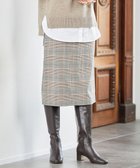 【ジェイ プレス/J.PRESS】の【洗える】PL/Visストレッチチェック スカート グレー系3|ID: prp329100004603548 ipo3291000000032746623