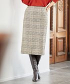 【ジェイ プレス/J.PRESS】の【洗える】PL/Visストレッチチェック スカート ベージュ系3|ID: prp329100004603548 ipo3291000000032746624