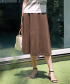 【ジェイ プレス/J.PRESS】の【洗える】フィネスボイル ミディ スカート ブラウン系|ID: prp329100004603615 ipo3291000000033690126