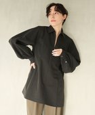 【ハッシュニュアンス/#Newans】の【撥水】ユニークフォルムチュニック ブラック|ID: prp329100004603620 ipo3291000000032747830