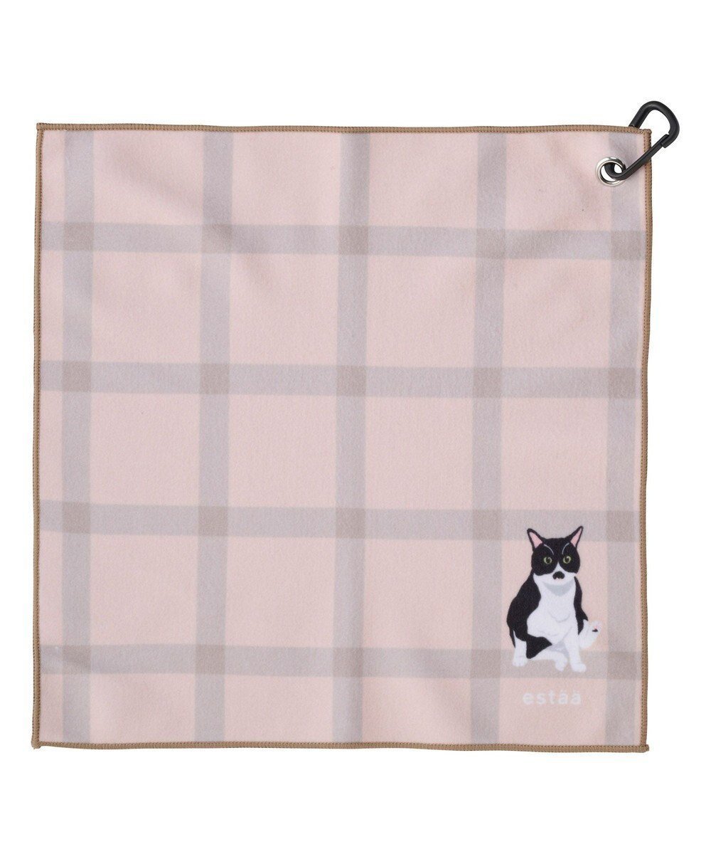 【ムーンバット/MOONBAT】の【WEB限定】エスタ (estaa) くっつきタオル ねこ インテリア・キッズ・メンズ・レディースファッション・服の通販 founy(ファニー) 　ファッション　Fashion　レディースファッション　Fashion for Women　ミニ財布・二つ折り財布　Wallets & Card Cases　傘　Umbrella, Parasol　財布　Wallet, Purse　タオル　Towel, Bath Towel　ハンカチ　Handkerchief, Hanky　ハンド　Hand, Handmade　ポーチ　Pouch, Small Case　おすすめ　Recommended / Our Picks　ベージュ|ID: prp329100004603632 ipo3291000000032748036