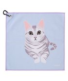 【ムーンバット/MOONBAT】の【WEB限定】エスタ (estaa) くっつきタオル ねこ サックスブルー|ID: prp329100004603632 ipo3291000000032748043