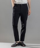 【ジョゼフ オム/JOSEPH HOMME / MEN】の新素材【接触冷感性/防しわ性/ストレッチ/洗える/撥水加工】トリコソリッドストレッチ テーパードパンツ / CITY ブラック系|ID: prp329100004604166 ipo3291000000032757591