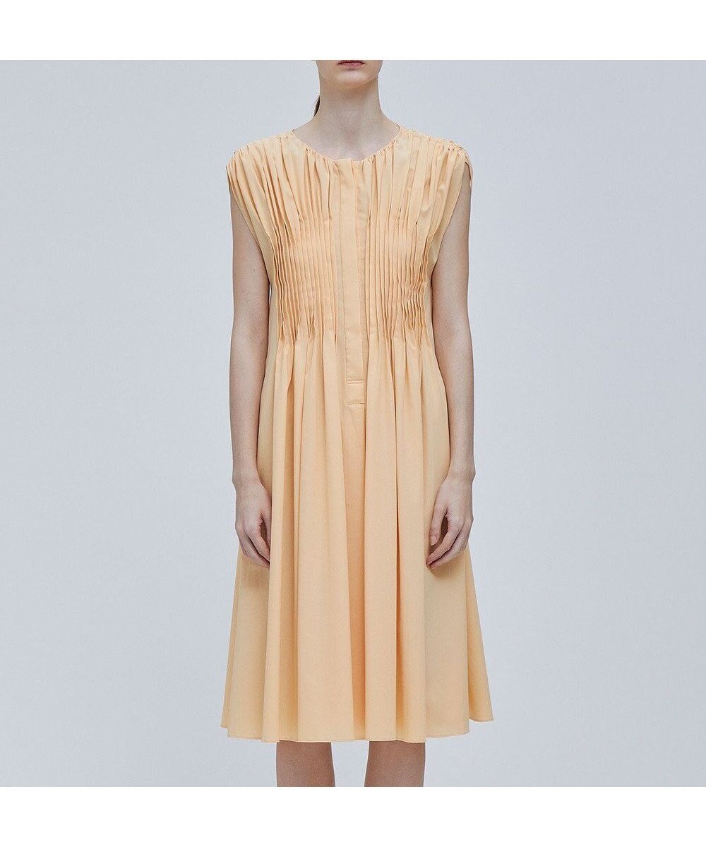 【ベイジ,/BEIGE,】のLUCILLE / Aラインドレス インテリア・キッズ・メンズ・レディースファッション・服の通販 founy(ファニー) 　ファッション　Fashion　レディースファッション　Fashion for Women　ワンピース　Dresses　フォーマル・パーティードレス・結婚式用ドレス　Elegant & Casual Dresses　オレンジ　Orange　ギャザー　Gathered, Ruffled　ストレッチ　Stretch, Stretchy Fabric　ドレス　Dress, One-Piece　夏　Summer　春　Spring　S/S・春夏　SS, Spring/Summer, Warm Season　L.Orange|ID: prp329100004604449 ipo3291000000032763415