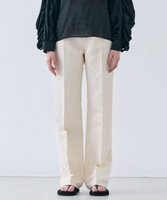 【ベイジ,/BEIGE,】の【洗える】CUPHEA / センタープレス入りフレアパンツ 人気、トレンドファッション・服の通販 founy(ファニー) ファッション Fashion レディースファッション Fashion for Women パンツ Pants & Trousers 春 Spring 洗える Machine Washable シルク Silk, 100% Silk ジャケット Jacket, Outerwear セットアップ Set-Up, Coordinated Outfit センター Center, Center Line タンブラー Tumbler, Travel Mug ツイル Twist, Twisted Detail デニム Denim, Jeans Material フレア Flare, Flared ポケット Pocket, Pocket Detail リネン Linen, Linen Fabric S/S・春夏 SS, Spring/Summer, Warm Season 夏 Summer エレガント 上品 Elegant |ID:prp329100004604450