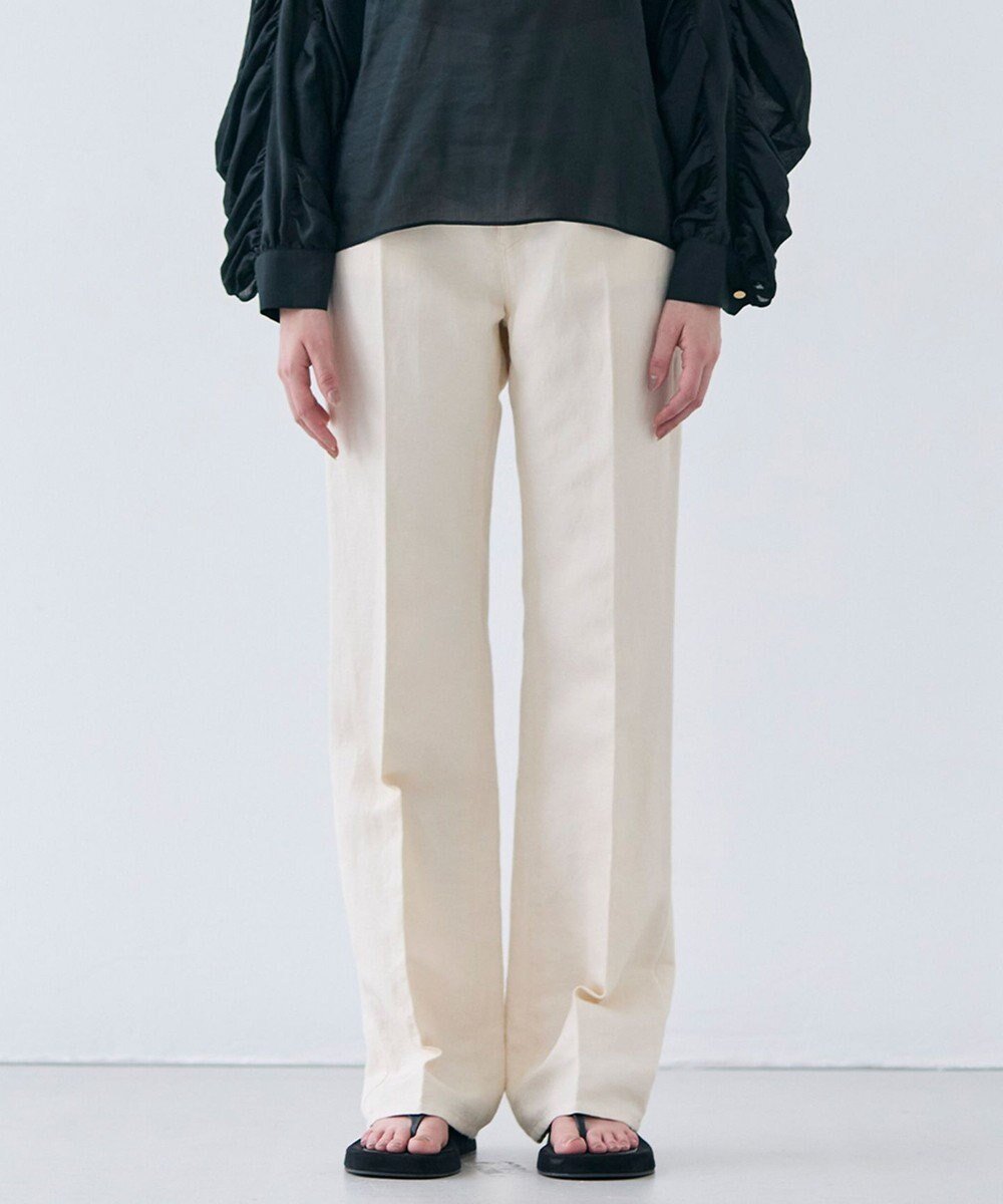【ベイジ,/BEIGE,】の【洗える】CUPHEA / センタープレス入りフレアパンツ 人気、トレンドファッション・服の通販 founy(ファニー) 　ファッション　Fashion　レディースファッション　Fashion for Women　パンツ　Pants & Trousers　春　Spring　洗える　Machine Washable　シルク　Silk, 100% Silk　ジャケット　Jacket, Outerwear　セットアップ　Set-Up, Coordinated Outfit　センター　Center, Center Line　タンブラー　Tumbler, Travel Mug　ツイル　Twist, Twisted Detail　デニム　Denim, Jeans Material　フレア　Flare, Flared　ポケット　Pocket, Pocket Detail　リネン　Linen, Linen Fabric　S/S・春夏　SS, Spring/Summer, Warm Season　夏　Summer　エレガント 上品　Elegant　 other-1|ID: prp329100004604450 ipo3291000000032763433