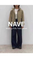 【ネイヴ/NAVE】の【Nave・手洗い可/中綿】パフィトラックジャケット ブラック系|ID: prp329100004604645 ipo3291000000034230884