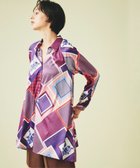 【グレース コンチネンタル/GRACE CONTINENTAL】のスカーフプリントチュニックブラウス レッド|ID: prp329100004604682 ipo3291000000032767835