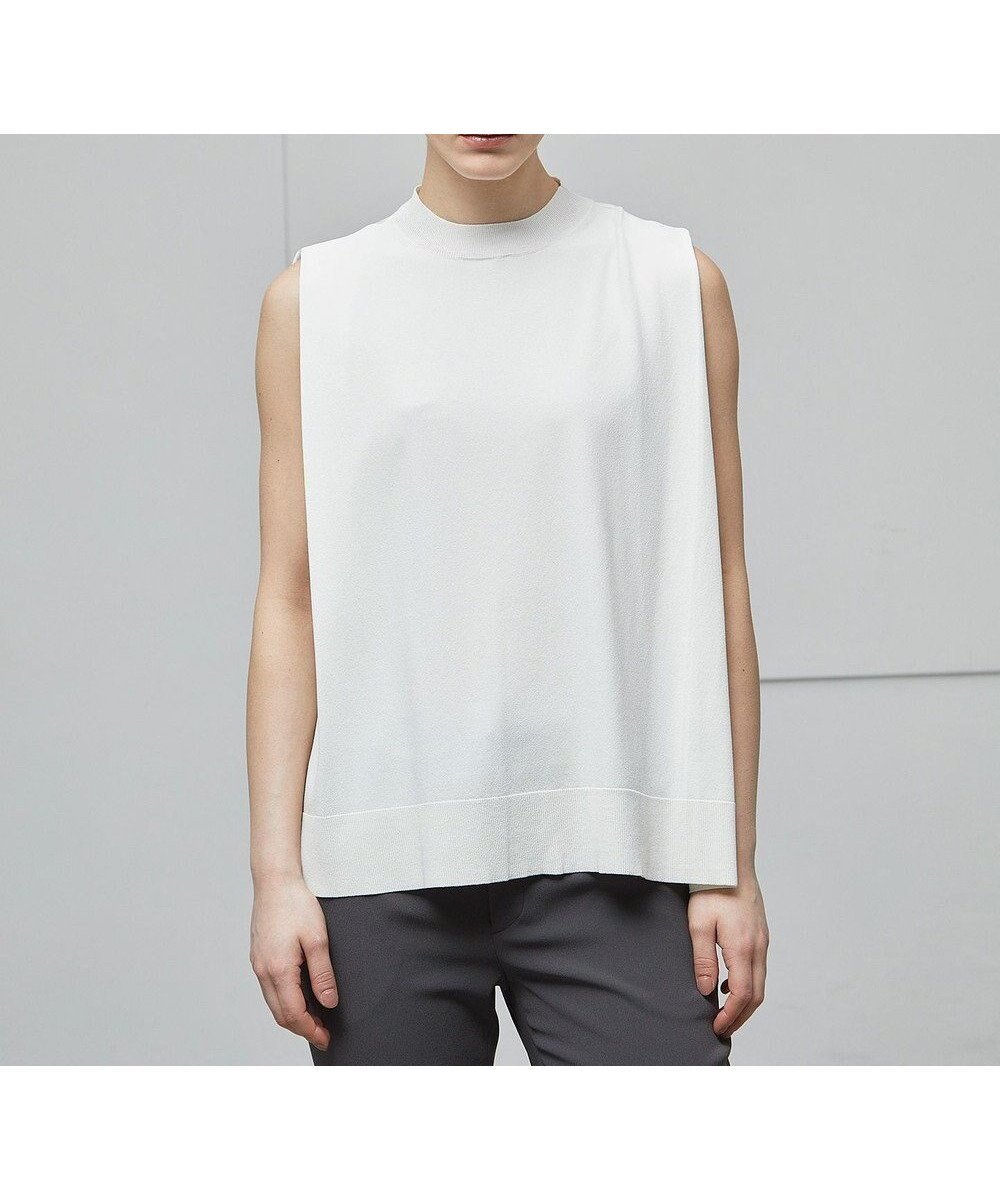 【ベイジ,/BEIGE,】の【洗える】VALOIS / ドッキングニット 人気、トレンドファッション・服の通販 founy(ファニー) 　ファッション　Fashion　レディースファッション　Fashion for Women　トップス・カットソー　Cut & Sew Tops　ニット　Knit Tops & Sweaters　おすすめ　Recommended / Our Picks　アンサンブル　Ensemble Set　カーディガン　Cardigan, Knitwear　ストライプ　Stripe, Striped Pattern　セットアップ　Set-Up, Coordinated Outfit　セーター　Sweater, Knitwear　ドッキング　Docking, Mixed Material　ボトム　Bottoms, Lower Wear　モックネック　Mock Neck, Short Turtleneck　人気　Popular, Best Seller　ビジネス 仕事 通勤　Business / Work / Commuting　半袖　Short Sleeve, Half Sleeve　吸水　Absorbent, Quick-Dry　夏　Summer　春　Spring　S/S・春夏　SS, Spring/Summer, Warm Season　洗える　Machine Washable　 other-1|ID: prp329100004604870 ipo3291000000033688278