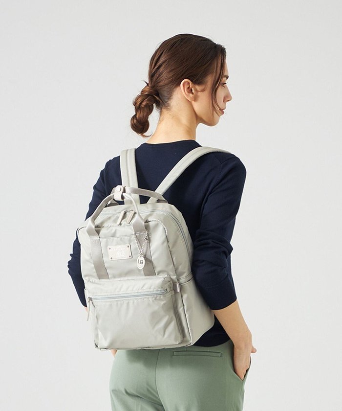 【ラ バガジェリー/LA BAGAGERIE】の10ポケット持ち手付きリュック インテリア・キッズ・メンズ・レディースファッション・服の通販 founy(ファニー) https://founy.com/ ファッション Fashion レディースファッション Fashion for Women バッグ Bags フォルム Silhouette, Form ポケット Pocket, Pocket Detail リュック Backpack, Rucksack |ID: prp329100004604878 ipo3291000000034268155