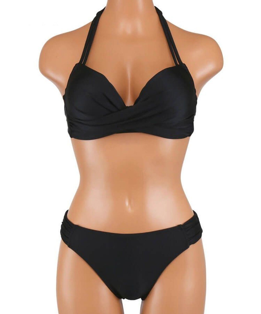 【三愛水着楽園/San-ai Resort】の軽い着け心地でしっかり盛れる【楽盛り水着】 ワイヤービキニ インテリア・キッズ・メンズ・レディースファッション・服の通販 founy(ファニー) ファッション Fashion レディースファッション Fashion for Women 水着 Swimwear レディース水着・ビーチウェア Swimwear & Beachwear アンダー Underwear Essentials ギャザー Gathered, Ruffled ショーツ Shorts, Short Pants シンプル Simple, Minimal ツイスト Tweed, Tweed Fabric ビキニ Bikini, Two-Piece Swimsuit ワイヤー Wire, Wired Bra 夏 Summer S/S・春夏 SS, Spring/Summer, Warm Season 水着 Swimsuit, Swimwear A/W・秋冬 Autumn/Winter ブラック|ID: prp329100004604880 ipo3291000000034257368