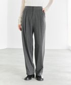 【ハッシュニュアンス/#Newans】の【ANSWER for ファッショニスタ 】ウエスト調整可ワイドパンツ 人気、トレンドファッション・服の通販 founy(ファニー) ファッション Fashion レディースファッション Fashion for Women パンツ Pants & Trousers ストレッチ Stretch, Stretchy Fabric トレンド Trend, Trending Now パターン Pattern, Design Print ワイド Wide, Wide Fit A/W・秋冬 Autumn/Winter thumbnail チャコールグレー系|ID: prp329100004604916 ipo3291000000033788844