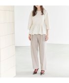 【ハッシュニュアンス/#Newans】の【ANSWER for ファッショニスタ 】ウエスト調整可ワイドパンツ 人気、トレンドファッション・服の通販 founy(ファニー) ファッション Fashion レディースファッション Fashion for Women パンツ Pants & Trousers ストレッチ Stretch, Stretchy Fabric トレンド Trend, Trending Now パターン Pattern, Design Print ワイド Wide, Wide Fit A/W・秋冬 Autumn/Winter thumbnail ベージュ系|ID: prp329100004604916 ipo3291000000033788845