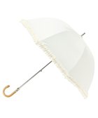 【ムーンバット/MOONBAT】のランバン オン ブルー 晴雨兼用日傘 長傘 ドビー×フリル 遮光 遮熱 UV 人気、トレンドファッション・服の通販 founy(ファニー) ファッション Fashion レディースファッション Fashion for Women レイングッズ・傘・晴雨兼用傘 Umbrellas & Rain Gear フリル Frill, Ruffle ミックス Mix, Mixed Style 傘 Umbrella, Parasol 日傘 Parasol, UV Umbrella thumbnail オフホワイト|ID: prp329100004604941 ipo3291000000034629671