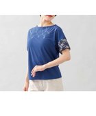 【チャコット/Chacott】のレースコンビTシャツ アイアンブルー|ID: prp329100004604950 ipo3291000000033708603