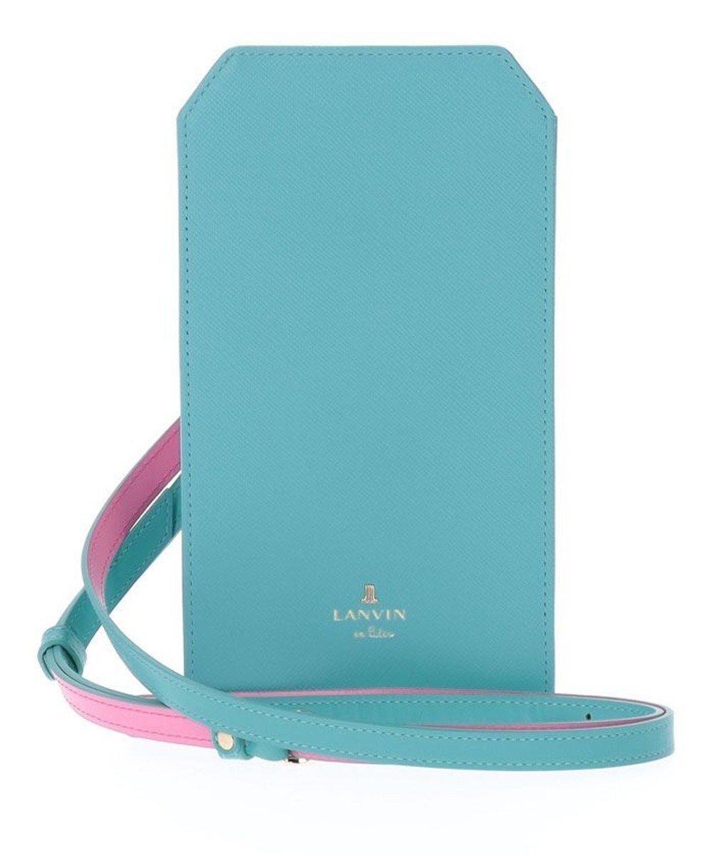 【ランバン オン ブルー/LANVIN en Bleu】のリュクサンブールカラー スマホショルダー インテリア・キッズ・メンズ・レディースファッション・服の通販 founy(ファニー) 　ファッション　Fashion　レディースファッション　Fashion for Women　ミニ財布・二つ折り財布　Wallets & Card Cases　エレガント 上品　Elegant　カラフル　Colorful Design　スマホショルダーバッグ　Smartphone Shoulder Bag　スマート　Smart, Elegant　フェミニン　Feminine, Girly　ポケット　Pocket, Pocket Detail　財布　Wallet, Purse　ペールグリーン|ID: prp329100004604972 ipo3291000000033516777