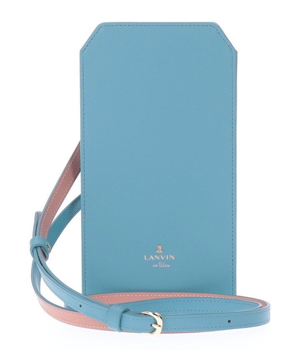 【ランバン オン ブルー/LANVIN en Bleu】のリュクサンブールカラー スマホショルダー インテリア・キッズ・メンズ・レディースファッション・服の通販 founy(ファニー) 　ファッション　Fashion　レディースファッション　Fashion for Women　ミニ財布・二つ折り財布　Wallets & Card Cases　エレガント 上品　Elegant　カラフル　Colorful Design　スマホショルダーバッグ　Smartphone Shoulder Bag　スマート　Smart, Elegant　フェミニン　Feminine, Girly　ポケット　Pocket, Pocket Detail　財布　Wallet, Purse　ライトブルー|ID: prp329100004604972 ipo3291000000033516780