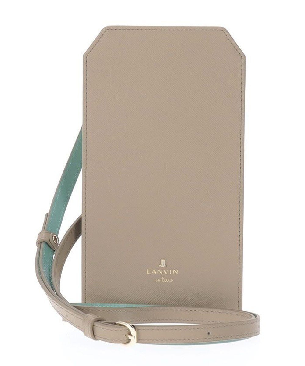 【ランバン オン ブルー/LANVIN en Bleu】のリュクサンブールカラー スマホショルダー インテリア・キッズ・メンズ・レディースファッション・服の通販 founy(ファニー) 　ファッション　Fashion　レディースファッション　Fashion for Women　ミニ財布・二つ折り財布　Wallets & Card Cases　エレガント 上品　Elegant　カラフル　Colorful Design　スマホショルダーバッグ　Smartphone Shoulder Bag　スマート　Smart, Elegant　フェミニン　Feminine, Girly　ポケット　Pocket, Pocket Detail　財布　Wallet, Purse　トープ|ID: prp329100004604972 ipo3291000000033516782