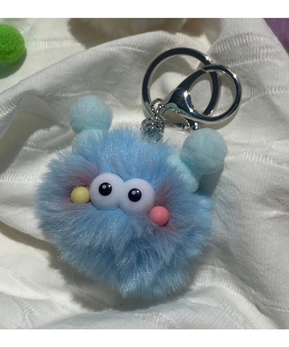 【ウィゴー/WEGO】のミニおめかしモンスターぬいぐるみキーホルダー インテリア・キッズ・メンズ・レディースファッション・服の通販 founy(ファニー) 　ファッション　Fashion　レディースファッション　Fashion for Women　ミニ財布・二つ折り財布　Wallets & Card Cases　キーホルダー　Keychain, Key Holder　スマホ　Smartphone, Mobile Device　財布　Wallet, Purse　ブルー|ID: prp329100004604988 ipo3291000000033620652