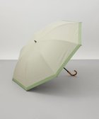 【アウロラ/AURORA】の【WEB・直営店限定】 グログラン晴雨兼用傘(折りたたみ・トップフラット) ライトグリーン|ID: prp329100004605088 ipo3291000000033068954