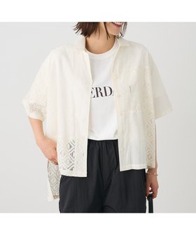 【クラフトスタンダードブティック/CRAFT STANDARD BOUTIQUE】のレースパッチワークシャツ 人気、トレンドファッション・服の通販 founy(ファニー) ファッション Fashion レディースファッション Fashion for Women トップス・カットソー Cut & Sew Tops シャツ・ブラウス・オフィスカジュアル Elegant Blouses & Button-Ups インド Indian Textile 春 Spring カットソー Cut and Sewn Top セットアップ Set-Up, Coordinated Outfit プリント Print, Printed Pattern ポケット Pocket, Pocket Detail リラックス Relax, Relaxed Fit レース Lace, Lace Fabric S/S・春夏 SS, Spring/Summer, Warm Season おすすめ Recommended / Our Picks 夏 Summer |ID:prp329100004605097