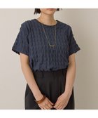 【アメリカンホリック/AMERICAN HOLIC】のポコポコ半袖プルオーバー 人気、トレンドファッション・服の通販 founy(ファニー) ファッション Fashion レディースファッション Fashion for Women トップス・カットソー Cut & Sew Tops シャツ・ブラウス・オフィスカジュアル Elegant Blouses & Button-Ups ロングTシャツ・Tシャツ Longline T-Shirts & Tees カジュアルプルオーバー・ニットトップス Pullovers & Knit Tops / Casual Pullovers カットソー・ベーシックTシャツ Cut-and-Sewn Tops / Stretch Tees & Basics カットソー Cut and Sewn Top シンプル Simple, Minimal フィット Fit, Slim Fit 半袖 Short Sleeve, Half Sleeve 夏 Summer 春 Spring S/S・春夏 SS, Spring/Summer, Warm Season thumbnail Navy|ID: prp329100004605114 ipo3291000000032776259