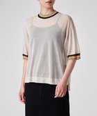 【ポール スミス/Paul Smith】の【洗える】リブストライプ シアーニット エクリュ|ID: prp329100004605130 ipo3291000000033368682