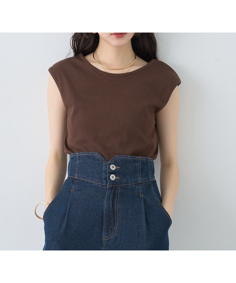 【アースミュージックアンドエコロジー/earth music&ecology】の前後2wayステッチリブタンクトップ インテリア・キッズ・メンズ・レディースファッション・服の通販 founy(ファニー) ファッション Fashion レディースファッション Fashion for Women トップス・カットソー Cut & Sew Tops おすすめ Recommended / Our Picks スタイリッシュ Stylish, Fashionable タンク Tank Top, Sleeveless Top ポケット Pocket, Pocket Detail 夏 Summer 春 Spring S/S・春夏 SS, Spring/Summer, Warm Season Brown|ID: prp329100004605132 ipo3291000000033591289
