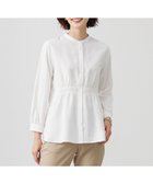 【ジェイ プレス/J.PRESS】の【洗える】アセVisシャドーギンガム シャーリング ブラウス ホワイト系|ID: prp329100004605341 ipo3291000000034826461