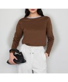 【アイシービー/iCB】の【洗える】46Gハンドレッドジャージー プルオーバー 人気、トレンドファッション・服の通販 founy(ファニー) ファッション Fashion レディースファッション Fashion for Women トップス・カットソー Cut & Sew Tops シャツ・ブラウス・オフィスカジュアル Elegant Blouses & Button-Ups ロングTシャツ・Tシャツ Longline T-Shirts & Tees カジュアルプルオーバー・ニットトップス Pullovers & Knit Tops / Casual Pullovers カットソー・ベーシックTシャツ Cut-and-Sewn Tops / Stretch Tees & Basics 春 Spring 洗える Machine Washable カットソー Cut and Sewn Top シアー Sheer, See-Through ストレッチ Stretch, Stretchy Fabric スリーブ Sleeve, Long Sleeve / Short Sleeve フィット Fit, Slim Fit ロング Long, Long-Length S/S・春夏 SS, Spring/Summer, Warm Season 夏 Summer エレガント 上品 Elegant 2025年 2025 2025春夏・S/S Spring/Summer 2025 SS25 thumbnail ブラウン×サックス系|ID: prp329100004605344 ipo3291000000033405295