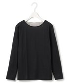 【アイシービー/iCB】の【洗える】46Gハンドレッドジャージー プルオーバー 人気、トレンドファッション・服の通販 founy(ファニー) ファッション Fashion レディースファッション Fashion for Women トップス・カットソー Cut & Sew Tops シャツ・ブラウス・オフィスカジュアル Elegant Blouses & Button-Ups ロングTシャツ・Tシャツ Longline T-Shirts & Tees カジュアルプルオーバー・ニットトップス Pullovers & Knit Tops / Casual Pullovers カットソー・ベーシックTシャツ Cut-and-Sewn Tops / Stretch Tees & Basics 春 Spring 洗える Machine Washable カットソー Cut and Sewn Top シアー Sheer, See-Through ストレッチ Stretch, Stretchy Fabric スリーブ Sleeve, Long Sleeve / Short Sleeve フィット Fit, Slim Fit ロング Long, Long-Length S/S・春夏 SS, Spring/Summer, Warm Season 夏 Summer エレガント 上品 Elegant 2025年 2025 2025春夏・S/S Spring/Summer 2025 SS25 thumbnail ブラック×クリーム系|ID: prp329100004605344 ipo3291000000033405298