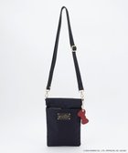 【ラ バガジェリー/LA BAGAGERIE】の【LA BAGAGERIE×HELLO KITTY】リボンチャーム付き スクエアポシェット ネイビー|ID: prp329100004605379 ipo3291000000033673550