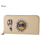 【ツモリチサト キャリー/tsumori chisato CARRY】のラブワッペン ラウンドファスナー長財布 ベージュ|ID: prp329100004605483 ipo3291000000032787367