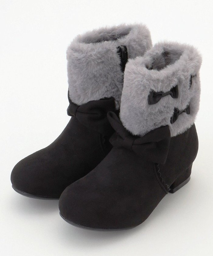 【エニィ/ANY / KIDS】のフェイクファーリボンブーツ インテリア・キッズ・メンズ・レディースファッション・服の通販 founy(ファニー) https://founy.com/ ファッション Fashion キッズファッション Fashion for Kids スマホ Smartphone, Mobile Device ネコ Cat, Feline Motif 人気 Popular, Best Seller プレート Plate, Dish リボン Ribbon, Bow A/W・秋冬 Autumn/Winter 再入荷 Restock / Back in Stock エレガント 上品 Elegant |ID: prp329100004606258 ipo3291000000034337338