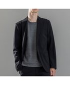 【ジョゼフ オム/JOSEPH HOMME / MEN】の新素材【接触冷感性/防しわ性/ストレッチ/洗える/撥水加工】トリコソリッドストレッチ ジャケット ブラック系|ID: prp329100004606292 ipo3291000000032850584