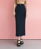 【グレース コンチネンタル/GRACE CONTINENTAL】のトリアセペンシルラインスカート ネイビー|ID: prp329100004606323 ipo3291000000033067285