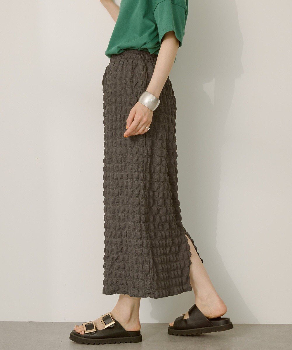 【アメリカンホリック/AMERICAN HOLIC】のポコポコナロースカート インテリア・キッズ・メンズ・レディースファッション・服の通販 founy(ファニー) ファッション Fashion レディースファッション Fashion for Women スカート Skirts おすすめ Recommended / Our Picks スリット Slit, Slit Detail ポケット Pocket, Pocket Detail ロング Long, Long-Length 夏 Summer 春 Spring S/S・春夏 SS, Spring/Summer, Warm Season Charcoal Gray|ID: prp329100004606817 ipo3291000000033592069