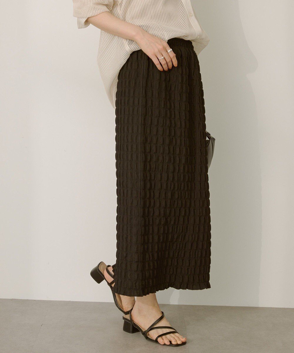 【アメリカンホリック/AMERICAN HOLIC】のポコポコナロースカート インテリア・キッズ・メンズ・レディースファッション・服の通販 founy(ファニー) ファッション Fashion レディースファッション Fashion for Women スカート Skirts おすすめ Recommended / Our Picks スリット Slit, Slit Detail ポケット Pocket, Pocket Detail ロング Long, Long-Length 夏 Summer 春 Spring S/S・春夏 SS, Spring/Summer, Warm Season Black|ID: prp329100004606817 ipo3291000000033592070