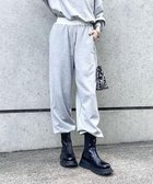 【グリーンパークス/Green Parks】のウエスト配色切替スウェットパンツ Gray|ID: prp329100004606873 ipo3291000000033067727
