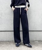 【グリーンパークス/Green Parks】のウエスト配色切替スウェットパンツ Black|ID: prp329100004606873 ipo3291000000033067728