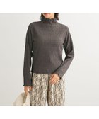 【グリーンパークス/Green Parks】の・Petit Fleur ジャカードハイネックロンTE Charcoal Gray|ID: prp329100004606890 ipo3291000000033067777
