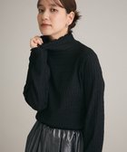 【グリーンパークス/Green Parks】の・Petit Fleur ジャカードハイネックロンTE Black|ID: prp329100004606890 ipo3291000000033067778