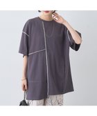 【アースミュージックアンドエコロジー/earth music&ecology】のステッチデザインルーズTee Charcoal Gray|ID: prp329100004606903 ipo3291000000033648529