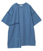 【アースミュージックアンドエコロジー/earth music&ecology】のステッチデザインルーズTee Blue|ID: prp329100004606903 ipo3291000000033648531